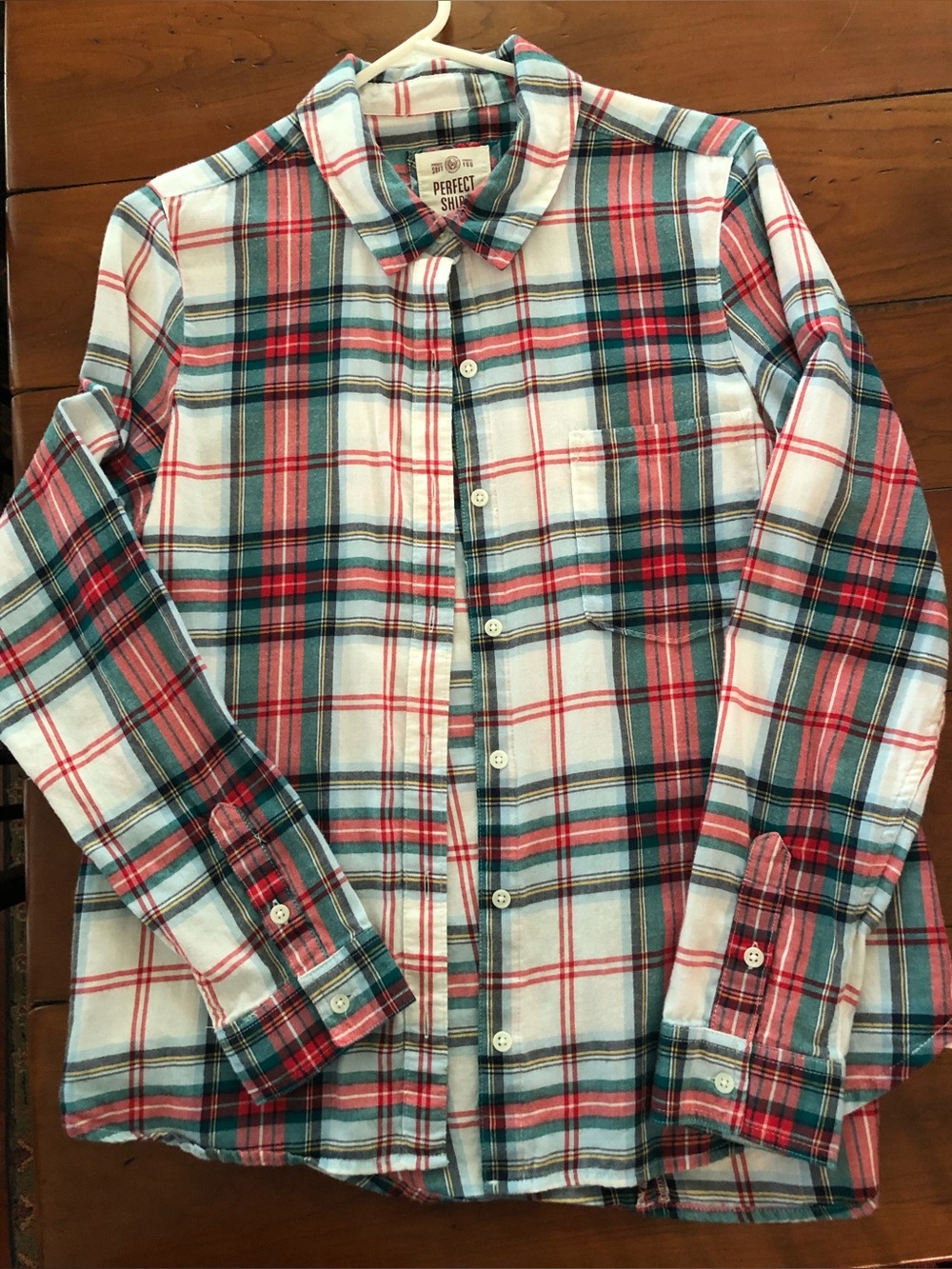 SO brand Perfect Shirt.So soft plaid flannel shirt in excellent condition. Size